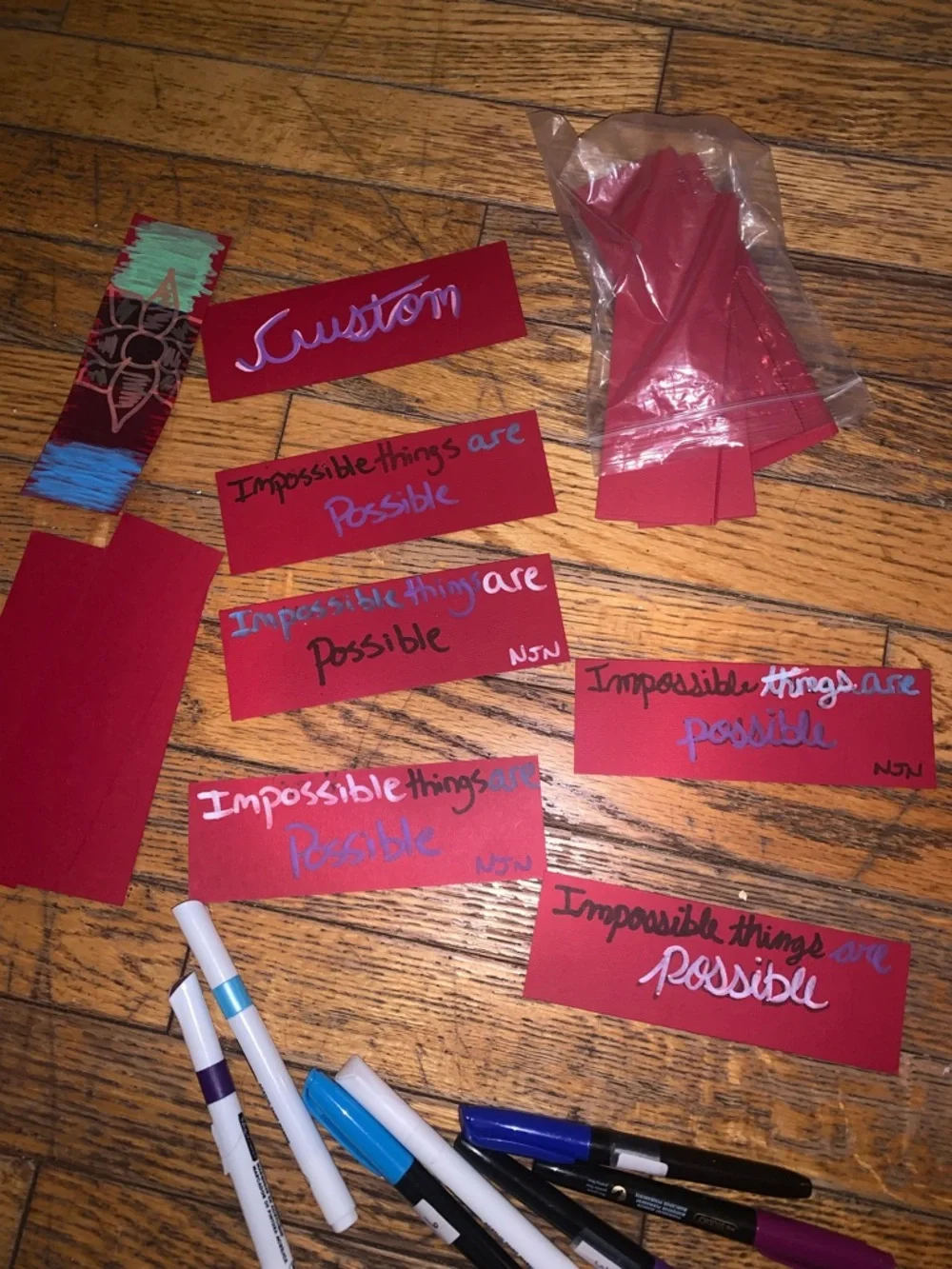Customize bookmarks art by me 2 for 10 - Picture 2 of 9